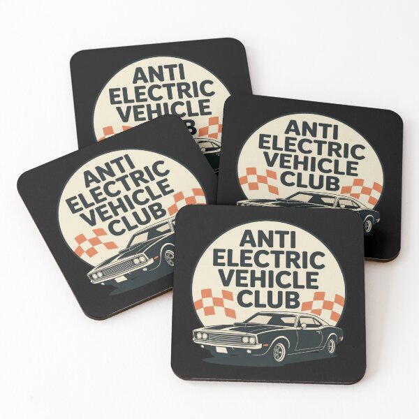 Item preview, Anti Electric Vehicle Club Classic Muscle Car designed and sold by MonkiFlipp.