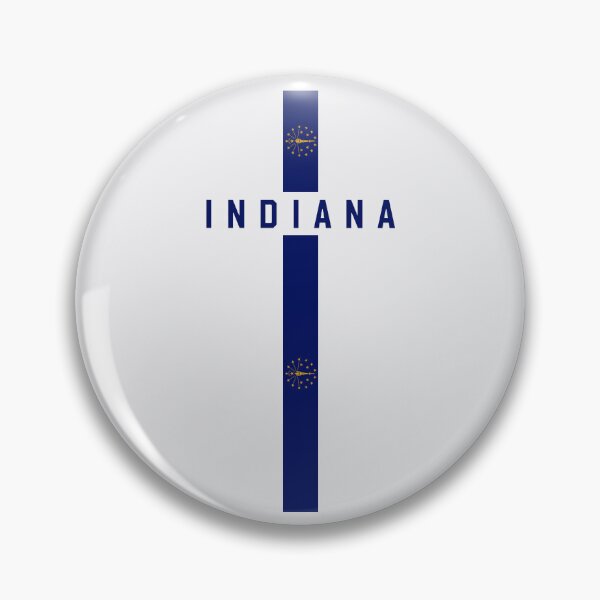 Item preview, Indiana State Pride - Minimalist Vertical Flag Banner designed and sold by mashmosh.