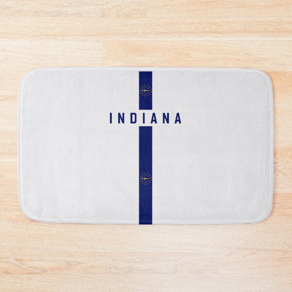 Item preview, Indiana State Pride - Minimalist Vertical Flag Banner designed and sold by mashmosh.