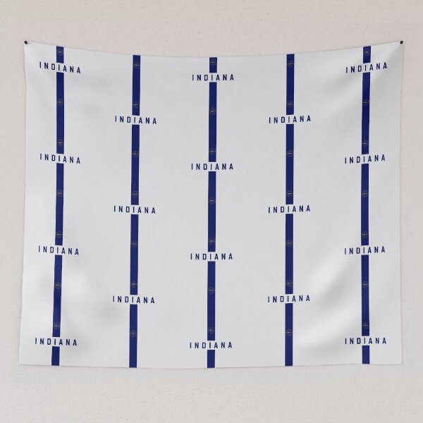 Item preview, Indiana State Pride - Minimalist Vertical Flag Banner designed and sold by mashmosh.