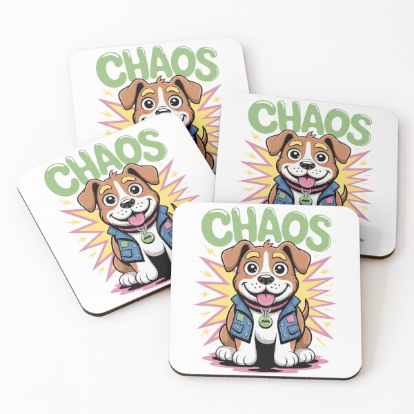 Item preview, Cute Cartoon Dog Chaos Vector Illustration Comic Style Sticker designed and sold by DiNata.