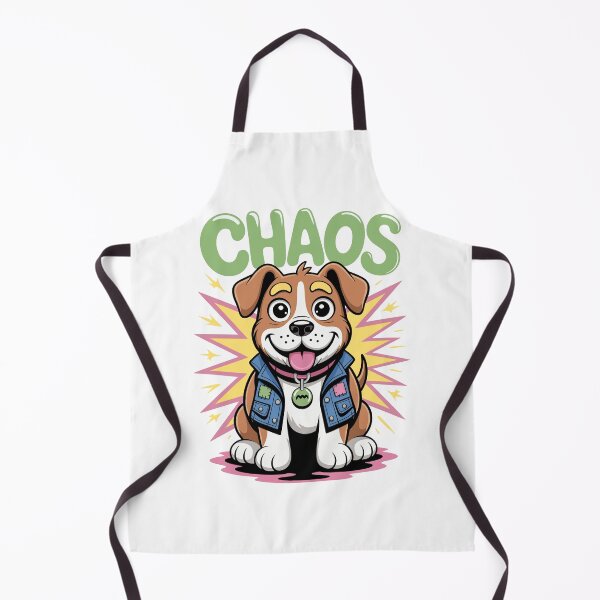 Item preview, Cute Cartoon Dog Chaos Vector Illustration Comic Style Sticker designed and sold by DiNata.