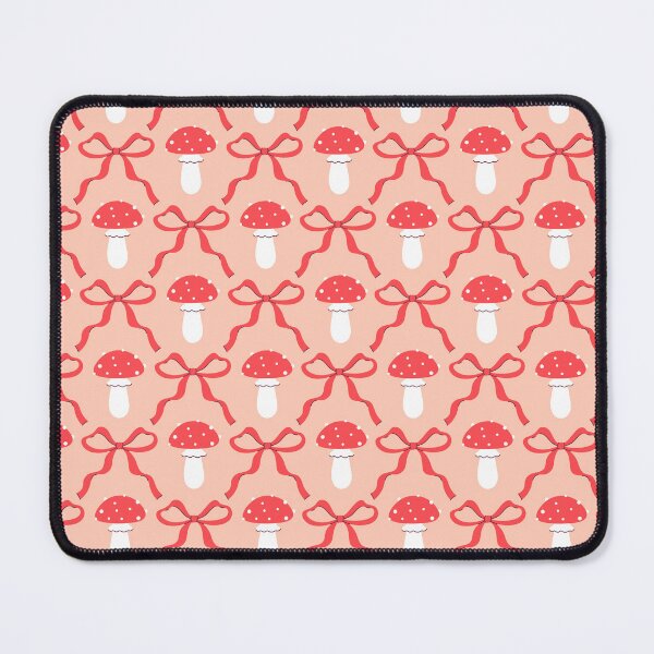 Item preview, pattern with fly agarics and bows designed and sold by burbura.