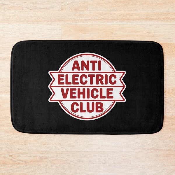 Item preview, Anti Electric Vehicle Club Retro Badge designed and sold by MonkiFlipp.
