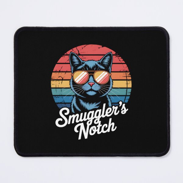 Item preview, Smugglers’ Notch – Cool Cat Retro Ski Resort Illustration designed and sold by tokyojeff.