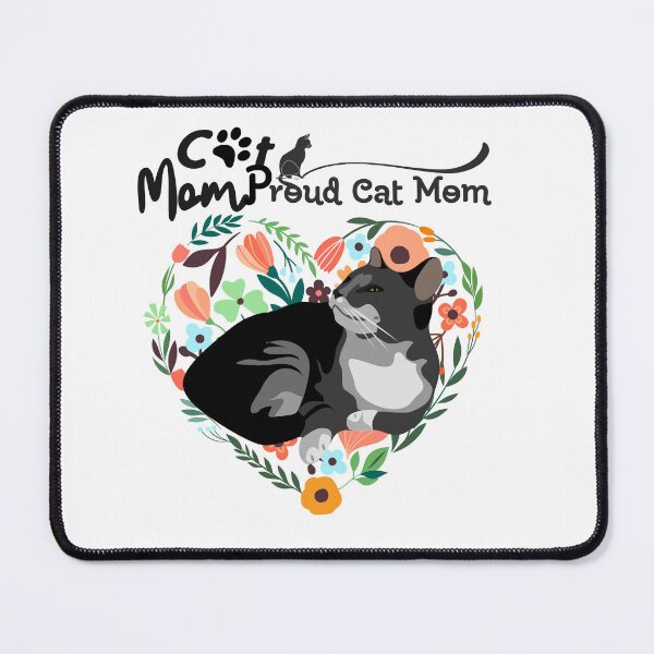 Item preview, Proud Cat Mama Now in Bright Tuxedo cat! Awesome Gift! Sticker designed and sold by Playful Strokes pom@pom.