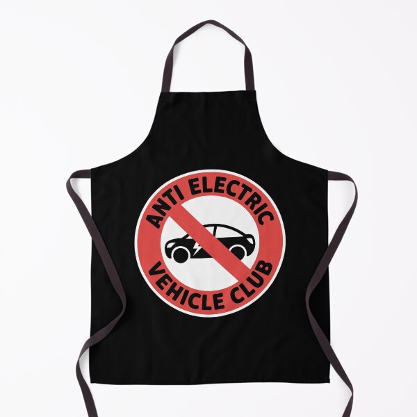 Item preview, Anti Electric Vehicle Club Warning Badge designed and sold by MonkiFlipp.