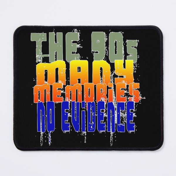 Item preview, The 90s Many Memories No Evidence | Retro Grunge Nostalgia T-Shirt designed and sold by Mr Lee.