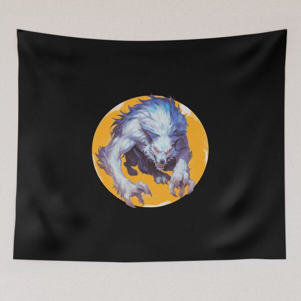 Item preview, Werewolf Halloween Art – Dark Wolf Monster Horror Design designed and sold by SMARTKIT  DESIGNAGENCY.