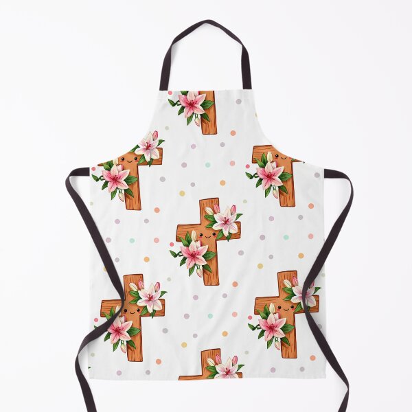 Item preview, Joyful Cross & Lily – Seamless Easter Faith Pattern designed and sold by meesub.