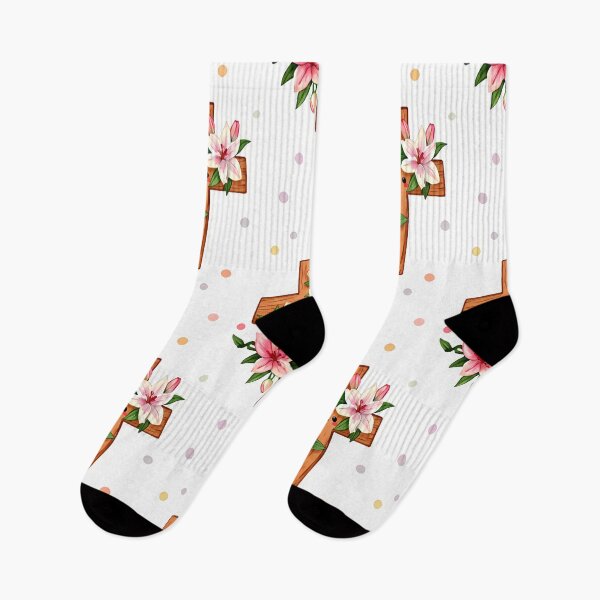 Item preview, Joyful Cross & Lily – Seamless Easter Faith Pattern designed and sold by meesub.