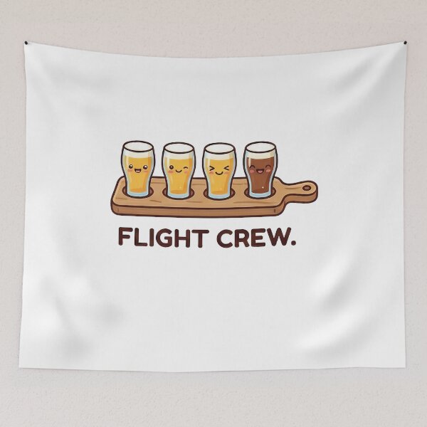 Item preview, Funny Beer Flight Crew Craft Tasting designed and sold by k3rstman1.
