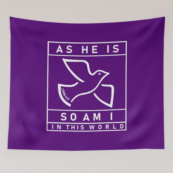 Item preview, As He is so am I in this world square 2 designed and sold by Warih.
