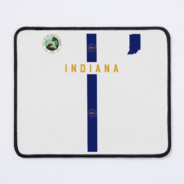 Item preview, Indiana State Pride - Modern Hoosier Heritage Cross Design designed and sold by mashmosh.