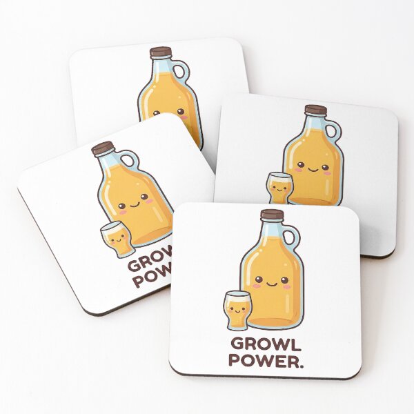 Item preview, Growl Power Kawaii Craft Beer Lover designed and sold by k3rstman1.