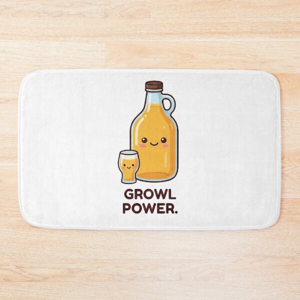 Item preview, Growl Power Kawaii Craft Beer Lover designed and sold by k3rstman1.