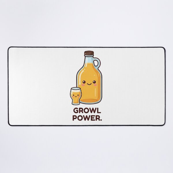 Item preview, Growl Power Kawaii Craft Beer Lover designed and sold by k3rstman1.
