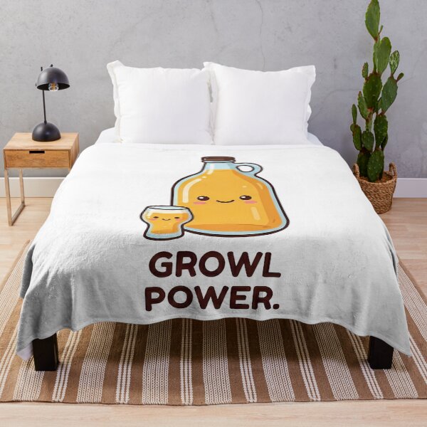 Item preview, Growl Power Kawaii Craft Beer Lover designed and sold by k3rstman1.