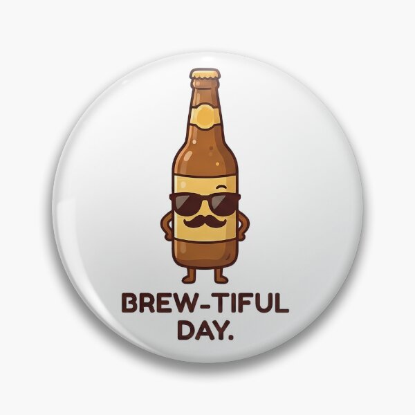 Item preview, Funny Beer Bottle Brewtiful Day Character designed and sold by k3rstman1.