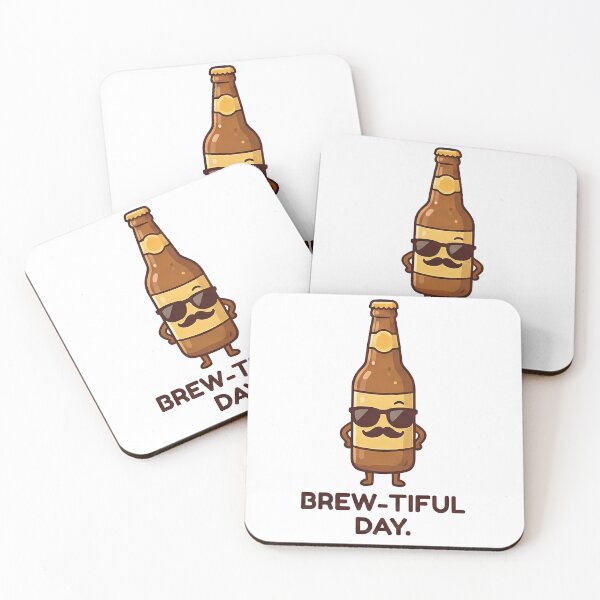 Item preview, Funny Beer Bottle Brewtiful Day Character designed and sold by k3rstman1.