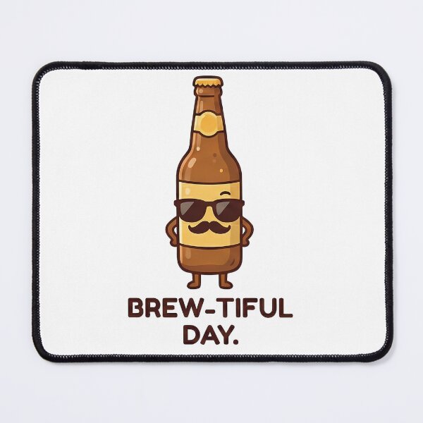 Item preview, Funny Beer Bottle Brewtiful Day Character designed and sold by k3rstman1.