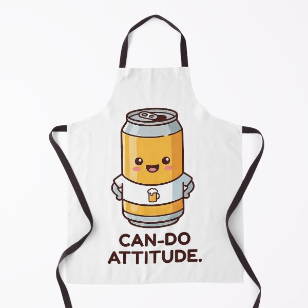 Item preview, Can-Do Attitude Funny Beer Can Character designed and sold by k3rstman1.