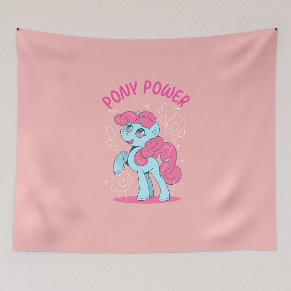 Aperçu de l'œuvre PONY POWER LICORNE LITTLE PONY CLUB créée et vendue par JusTiceT-shirts.
