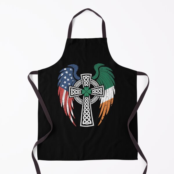 Item preview, Usa Flag Celtic Cross Irish American St Patrick'S Day designed and sold by StephenDDArt.