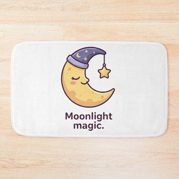 Item preview, Moonlight Magic Sleeping Crescent Moon designed and sold by k3rstman1.