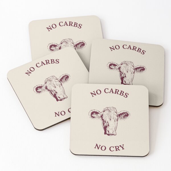 Item preview, No Carbs No Cry Funny Keto Carnivore Diet designed and sold by Harmonick-Tees.