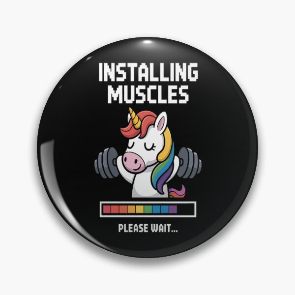 Item preview, Installing Muscles - Unicorn Loading - Lifting designed and sold by TheRetroStyle.