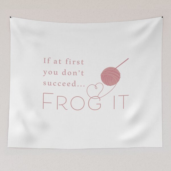 Item preview, Crochet Lovers Frog It - Dusky Pink designed and sold by ABitOnTheSide.