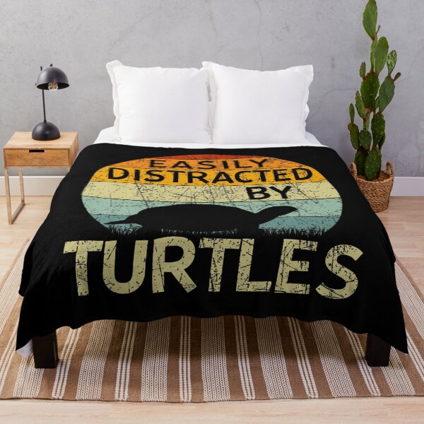 Item preview, Funny Turtle Lovers Easily Distracted By Turtles designed and sold by cuthbertbla.