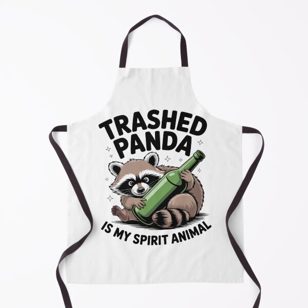 Item preview, Trashed Panda Spirit Animal Raccoon designed and sold by MeowtivationP.