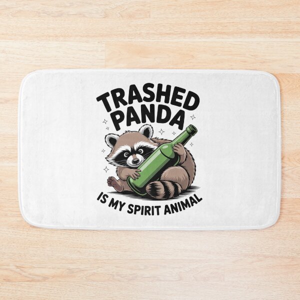 Item preview, Trashed Panda Spirit Animal Raccoon designed and sold by MeowtivationP.
