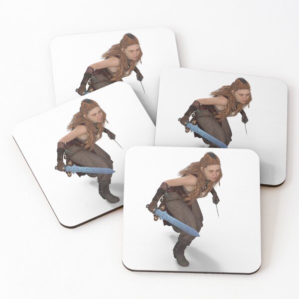 Item preview, Fearless Female Warrior Fighting with Sword. Powerful Woman Defender Art designed and sold by Fashion Empire.