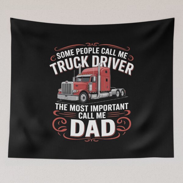 Item preview, Truck Driver Dad  designed and sold by MeowtivationP.