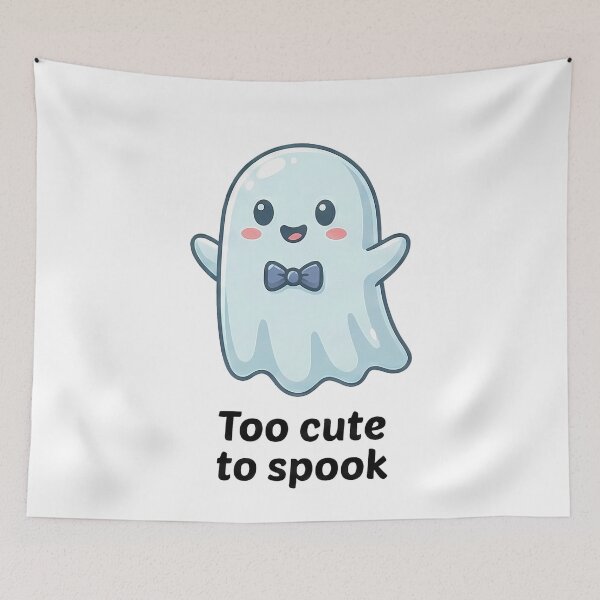Item preview, Too Cute To Spook Adorable Ghost designed and sold by k3rstman1.