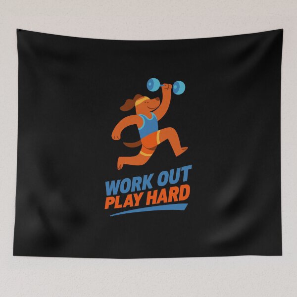 Item preview, Dog Fitness Coach - Workout Motivation Design designed and sold by MKreative Studio.