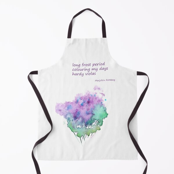 Item preview, Hardy Viola's haiku watercolor painting designed and sold by KarenKaspar.