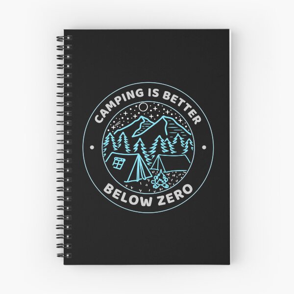 Item preview, Camping Is Better Below Zero – Winter Camping Badge for Cold Weather Campers designed and sold by FusionTeeDesign.