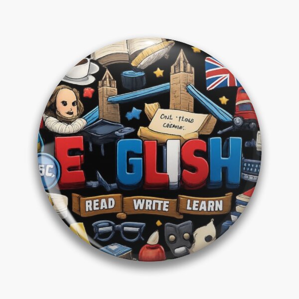 Item preview, English Subject Icons Illustration – Literature & Language Study Digital Design designed and sold by affiliatevera10.