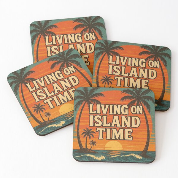 Item preview, Living On Island Time - Island, beach, palm trees and the sea - No. 02 - 9216x9216 designed and sold by darky72.
