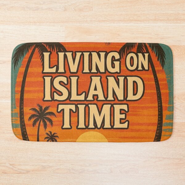 Item preview, Living On Island Time - Island, beach, palm trees and the sea - No. 02 - 9216x9216 designed and sold by darky72.