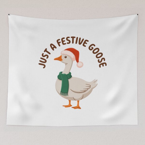 Item preview, Funny Festive Goose Santa Hat Cozy Holiday Christmas Winter designed and sold by Stor04u.