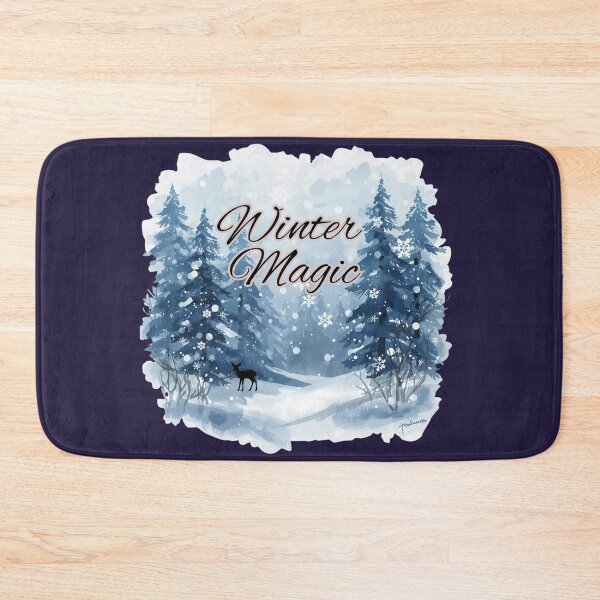 Item preview, Winter Magic – Serene Snowy Forest Scene designed and sold by mycreastyle.