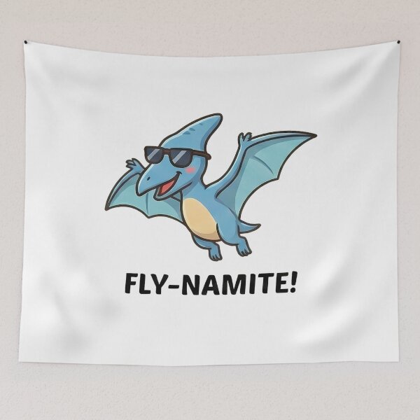 Item preview, Cool Pterodactyl Dinosaur Flying Sunglasses Fly-Namite designed and sold by k3rstman1.