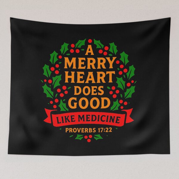 Item preview, Proverbs 17:22 A Merry Heart Does Good Like Medicine  designed and sold by plushism.