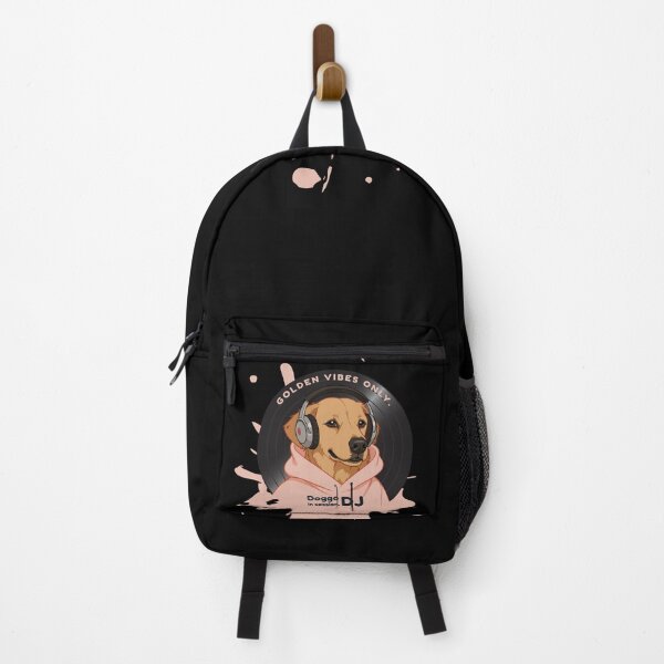 Item preview, DJ Doggo in Session – Golden Retriever with Headphones & Vinyl | Funny DJ Dog Gift designed and sold by NeutronDesign.
