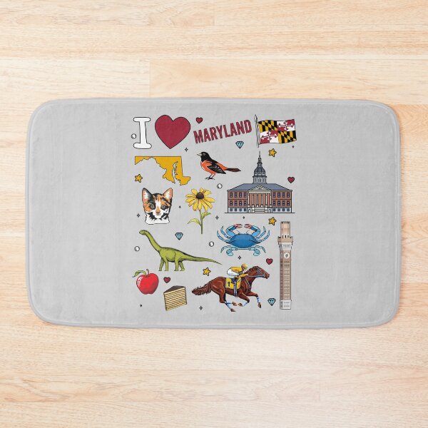 Item preview, Maryland State Pride, Ultimate Icons & Symbols Pattern designed and sold by mashmosh.